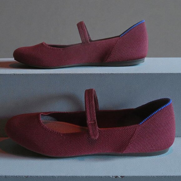 Rothy's The Square Mary Jane (Woman's 8M) SYRAH, New in Box - Picture 5 of 16